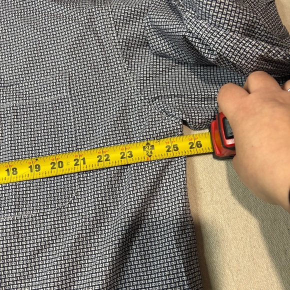 Cinch Men’s Button Up Shirt Men’s Sz XL Long Sleeve Gray Black Diamond Square - Picture 5 of 5